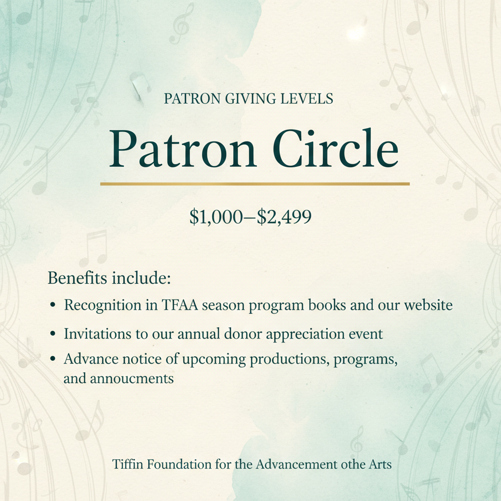 Patron Circle benefits card